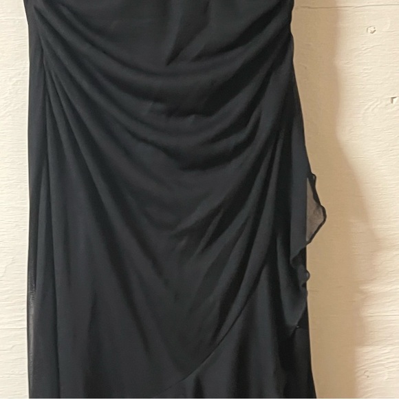 Vintage City Triangles Sequin Halter Dress Y2K Fairy Grunge Prom Size Medium - Picture 6 of 11